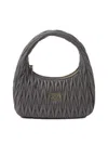 Miu Miu Wander Matelassé Nappa Leather Hobo Bag