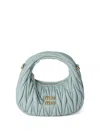 Miu Miu Wander Hobo Bag In Grün