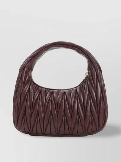 Miu Miu Wander Quilted Hobo Bag