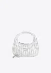 Miu Miu Wandler Leather Metallic Quilted Shoulder Bag