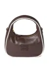 Miu Miu Wander Shoulder Bag In Brown