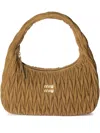 Miu Miu Wander Shoulder Bag In Brown