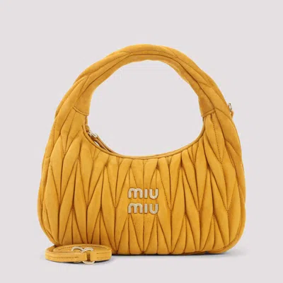 Miu Miu Wander Shoulder Bag In Brown