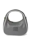 Miu Miu Wander Shoulder Bag In Grey