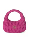 Miu Miu Wander Shoulder Bag In Pink
