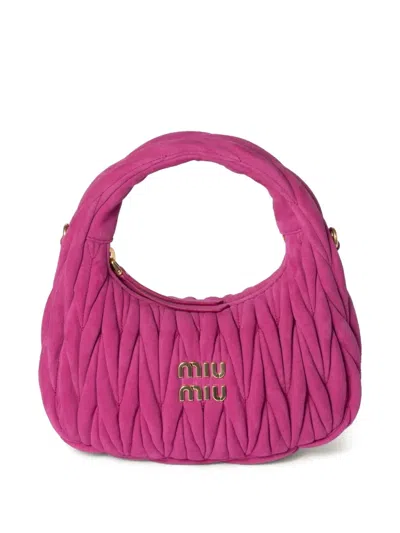 Miu Miu Wander Shoulder Bag In Pink