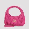 Miu Miu Wander Shoulder Bag In Pink