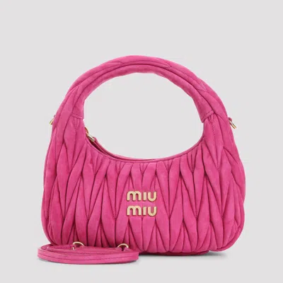 Miu Miu Wander Shoulder Bag In Pink