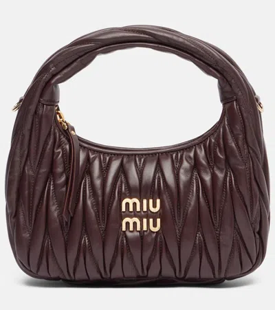 Miu Miu Wander Small Leather Shoulder Bag