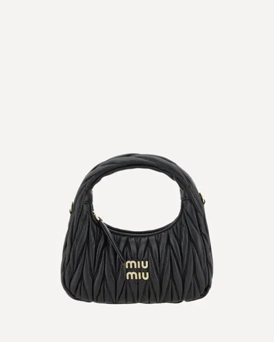 Miu Miu Wandler Hobo Handbag In Red