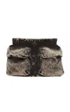 Miu Miu Washed-denim Mini Skirt In Black