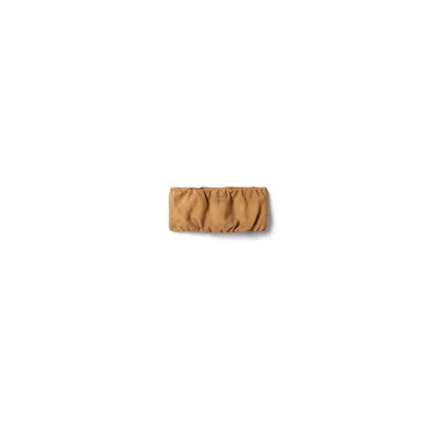 Miu Miu Waxed Suede Bandeau Top In Brown