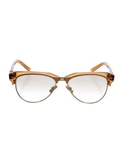 Pre-owned Miu Miu Wayfarer Gradient Sunglasses In Neutral