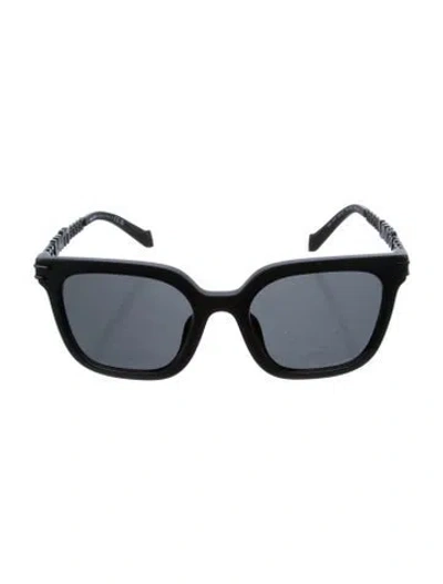 Pre-owned Miu Miu Wayfarer Tinted Sunglasses W/ Tags In Black