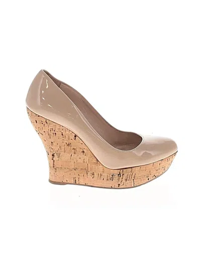 Pre-owned Miu Miu Wedges In Tan