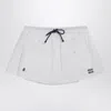 Miu Miu White Cotton Mini Skirt In White