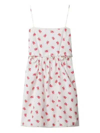 Miu Miu White Cotton-poplin Dress
