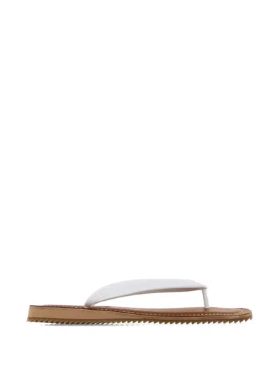 Miu Miu White Flip-flops