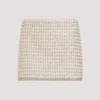 Miu Miu Mini Skirt In Nude & Neutrals