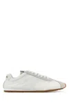 Miu Miu White Lace Up Sneakers