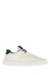 Miu Miu White Leather Sneakers In White