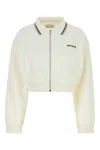 Miu Miu Collared Design Piquet Jacket