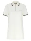 Miu Miu Cotton Pique Short-sleeve Polo Mini Dress