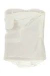 Miu Miu White Poplin Top In White