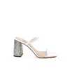 Miu Miu Silk Women's Sandal In White