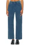 Miu Miu Wide Leg In Azzurro