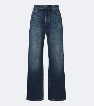Miu Miu Wide-leg Jeans In Blue