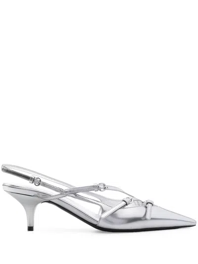 Miu Miu With Heel In Silver
