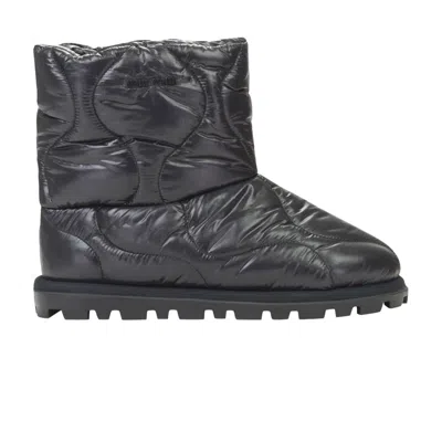 Pre-owned Miu Miu Wmns Tall Logo Snow Boot 'black' | Women's Size 38