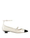 Miu Miu 25mm Logo-plaqueleather Pumps In White