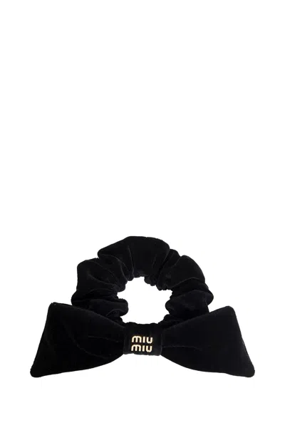 Miu Miu Woman Black Hair Accessories