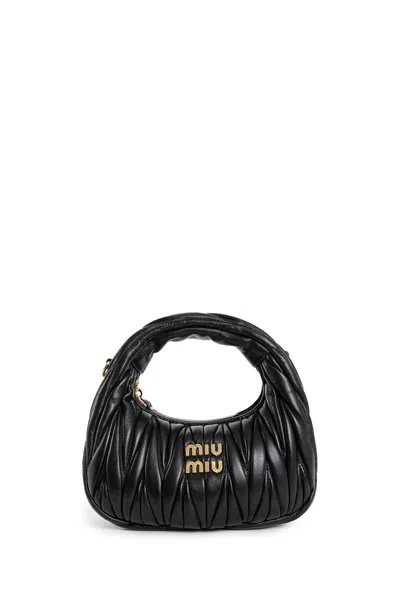 Miu Miu Woman Black Mini Bags