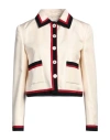 Miu Miu Long-sleeve Button-fastening Jacket In White
