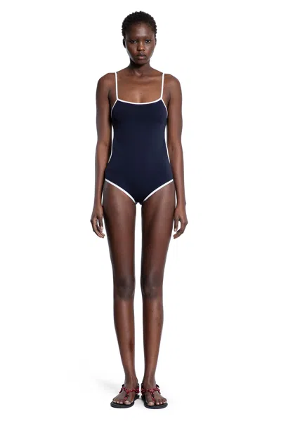 MIU MIU WOMAN BLUE SWIMWEAR