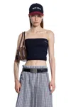 Miu Miu Wool Top In Blue