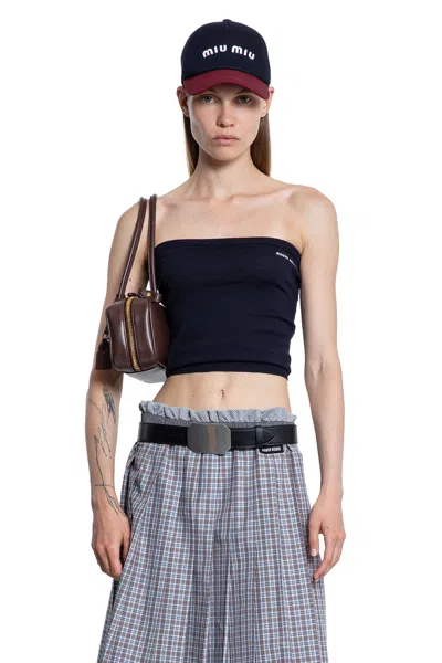 Miu Miu Woman Blue Tops