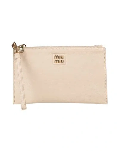 Miu Miu Woman Handbag Blush Size - Leather In Pink