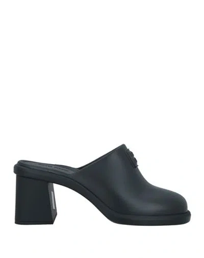 Miu Miu Woman Mules & Clogs Black Size 10 Eva (ethylene - Vinyl - Acetate) In Black