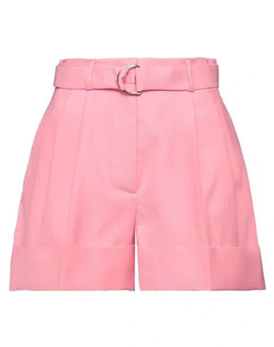 Miu Miu Woman Shorts & Bermuda Shorts Pink Size 2 Virgin Wool