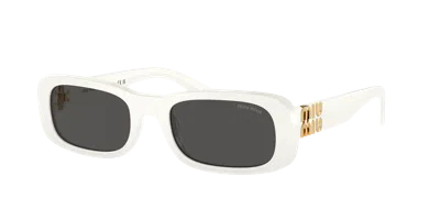 Miu Miu Woman Sunglass Mu 08zs In Burgundy