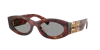 Miu Miu Oversized Cat-eye Sunglasses With Tortoiseshell Pattern In Grey