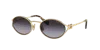 Miu Miu Woman Sunglass Mu 52ys In Grey Gradient