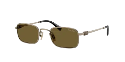 Miu Miu Woman Sunglass Mu A53s In Brown
