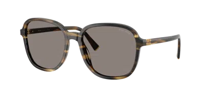 Miu Miu Woman Sunglass Mu B01s In Gray