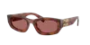Miu Miu Woman Sunglass Mu B04s In Brown