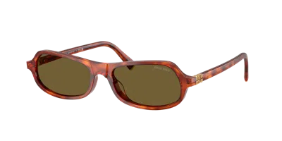 Miu Miu Woman Sunglass Mu B10su In Gray
